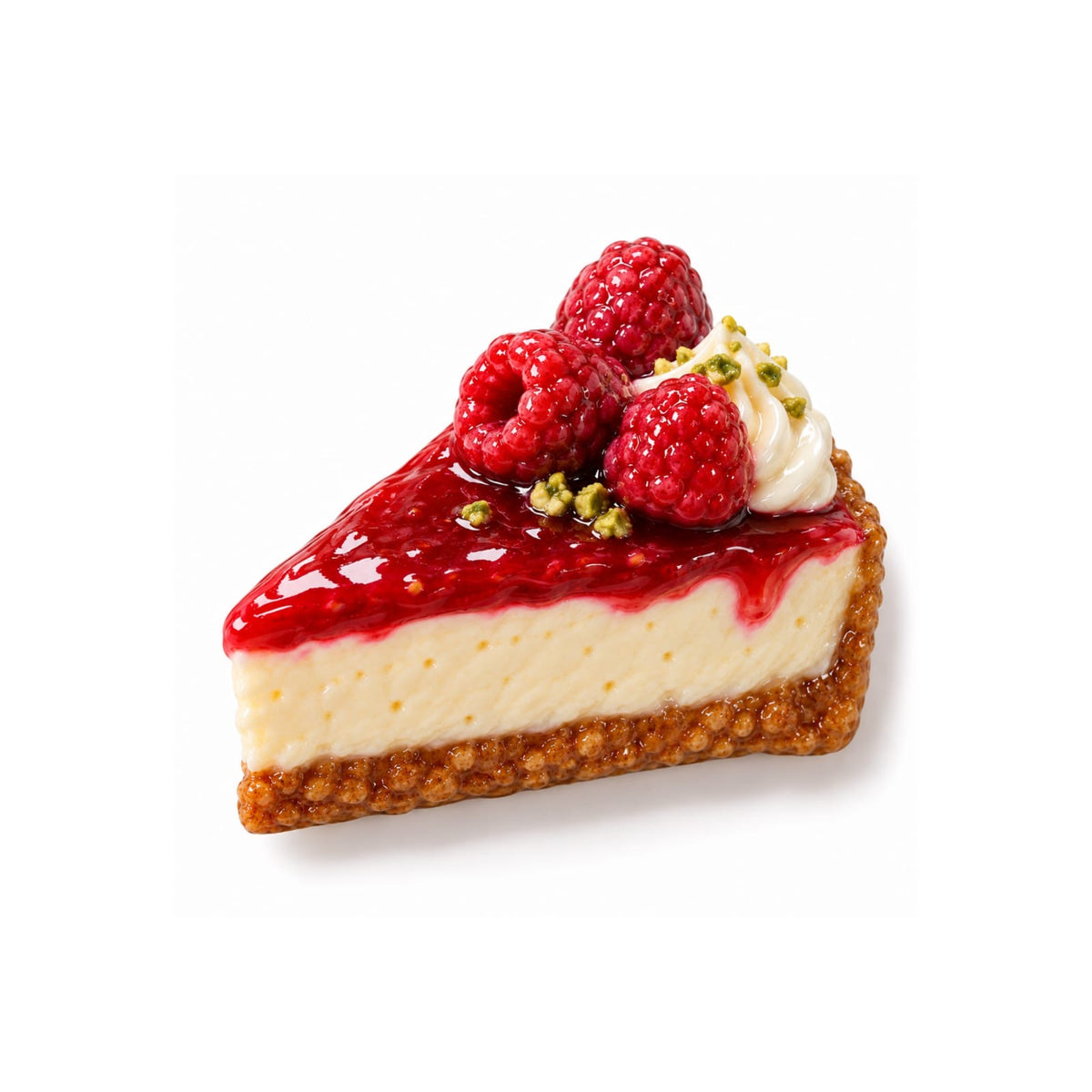 Funny Foods Seramik Frambuazlı Cheesecake Magneti