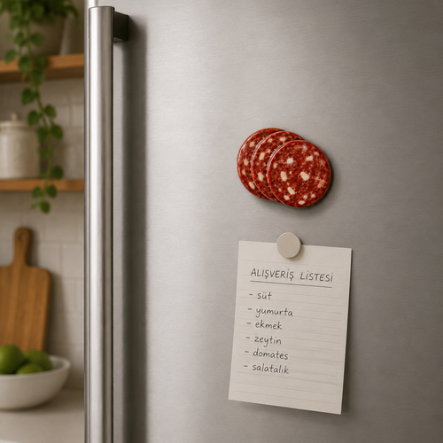Funny Foods Sucuk Magnet No.17