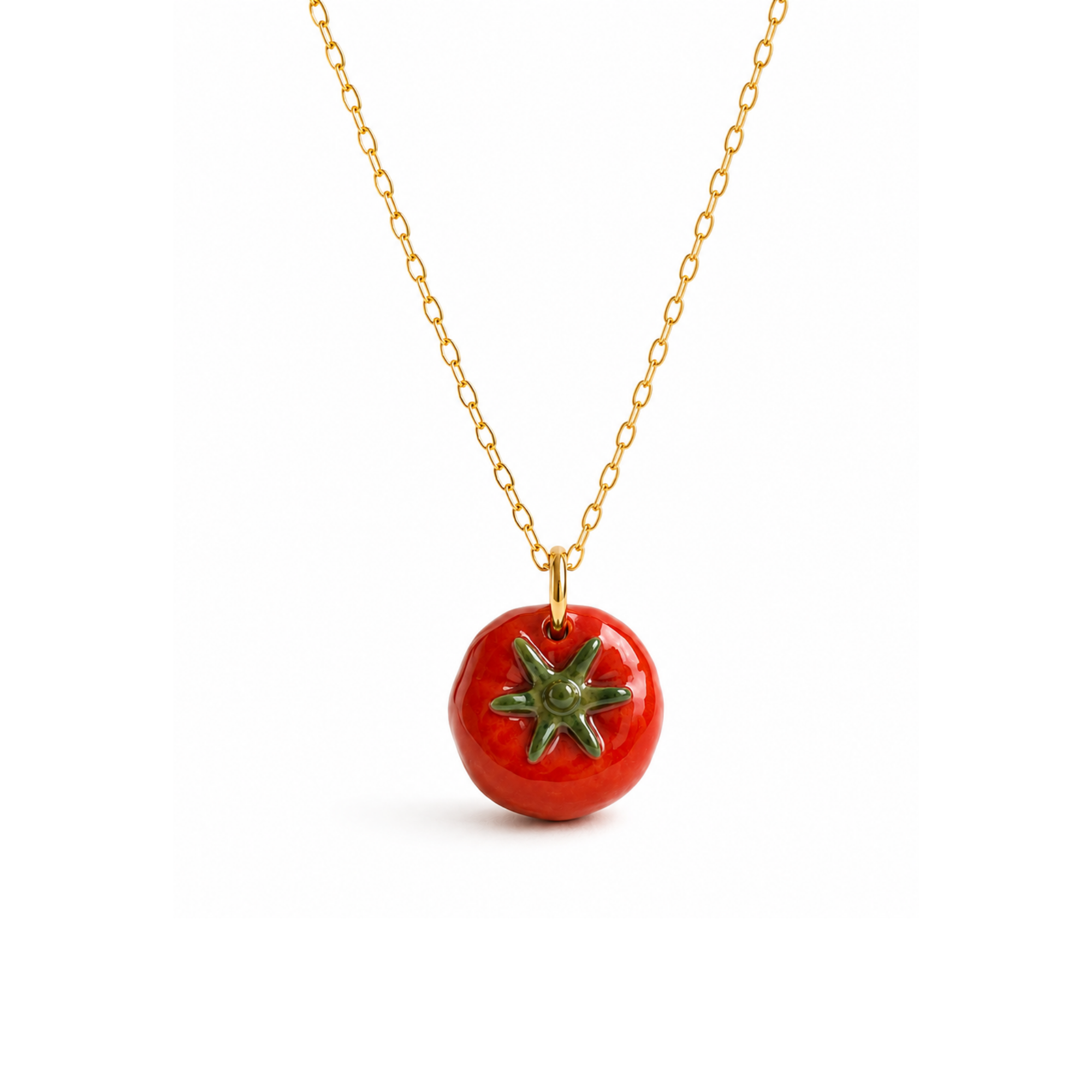 TYCHE Vegetable Serisi – Domates Kolye No.1