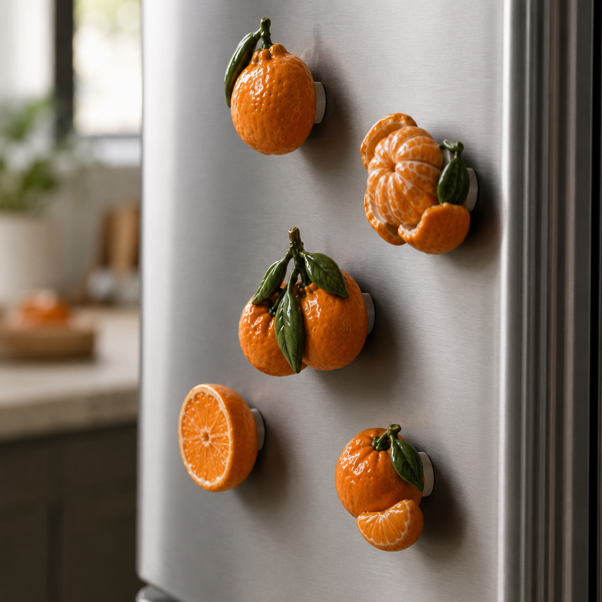 Funny Foods Mandalina Magnet Seti No.24