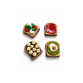 Funny Foods Tost Magnet No.23