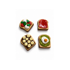 Funny Foods Tost Magnet No.23
