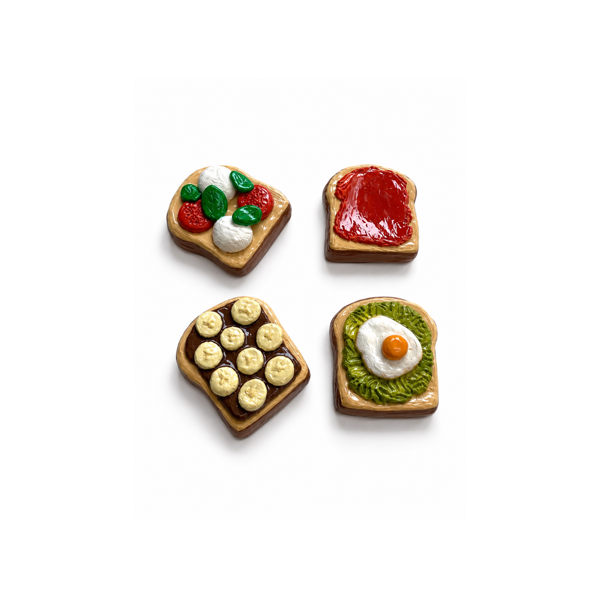Funny Foods Tost Magnet No.23