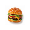 Funny Foods Seramik Cheeseburger Magneti
