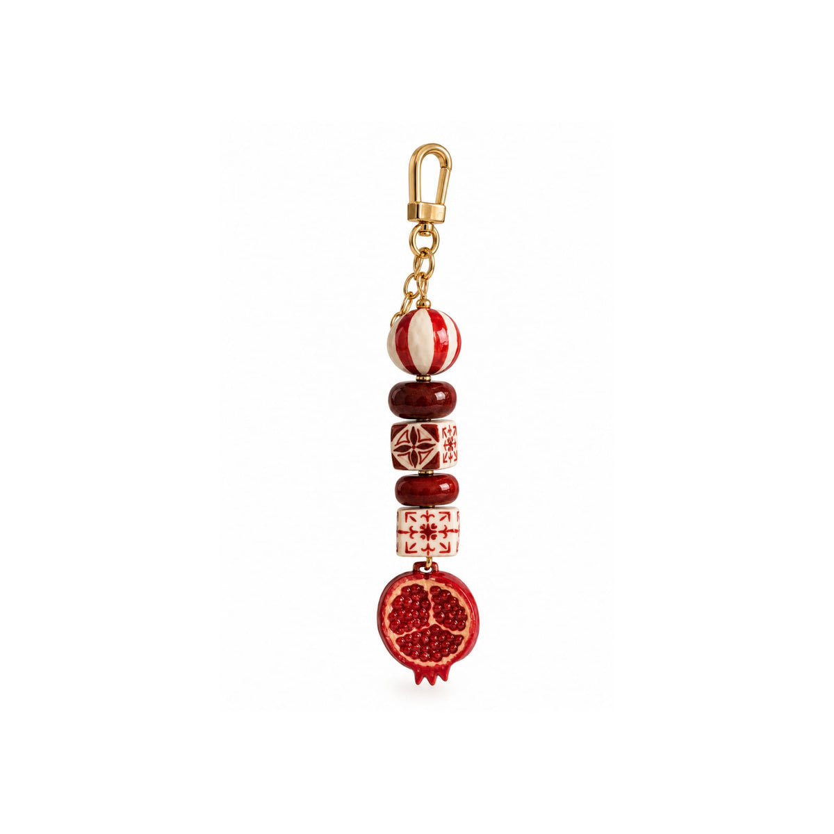 Tyche Seramik El Yapımı Nar Charms