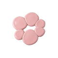 Toz Pembe Daisi Seramik Bardak Altlığı, el yapımı stoneware seramik, 10 cm, Daisi koleksiyonu, Tyche Co.