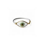 Yeşil Evil Eye Cable Bileklik, el yapımı, Daniela Ceramic.