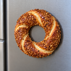 Funny Food Simit Magnet No.54