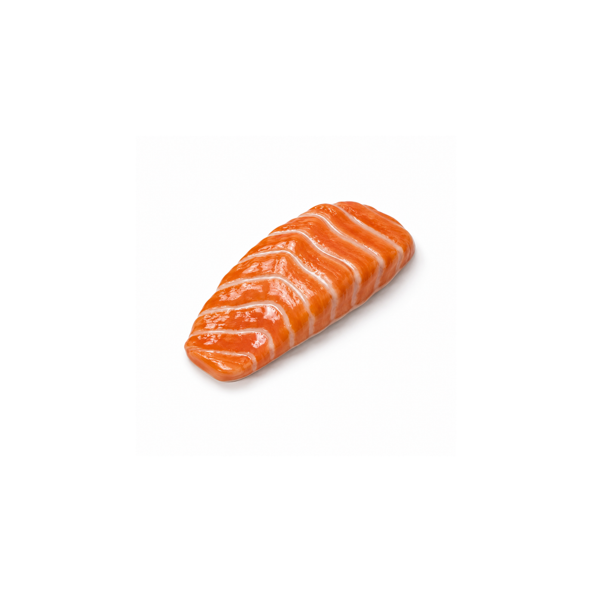 Funny Food Somon Seramik Magnet