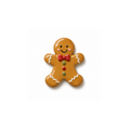 Funny Food Gingerbread Seramik Magnet