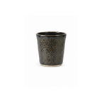 Siyah Krem Teos Alaris Kupa 200 ml, el yapımı stoneware seramik, 200 ml, Teos Koleksiyonu, Emine Shemse Ceramics.