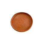 Turuncu Teos Lithe Mini Tabak 10 cm, el yapımı stoneware seramik, 10 cm, Teos Koleksiyonu, Emine Shemse Ceramics.
