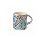 Mavi Mercan Teos Maris Kupa 250 ml, el yapımı stoneware seramik, 250 ml, Teos Koleksiyonu, Emine Shemse Ceramics.