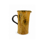 Bej Teos Seramik Sürahi 18 cm, el yapımı stoneware seramik, 18 cm, Teos Koleksiyonu, Emine Shemse Ceramics.
