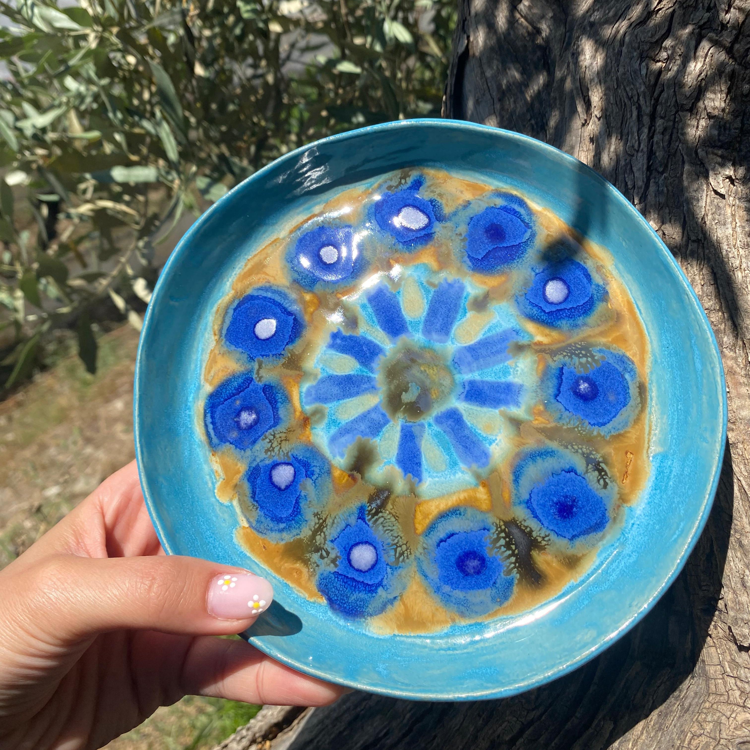 Teos Minoa Thalassa Seramik Tabak 17 cm