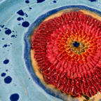 Teos Molino El Yapımı Stoneware İspanyol Rende Tabağı, el yapımı, Emine Shemse Ceramics.