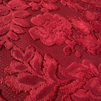 Vintage Ruby Velvet Çerçeve Çanta
