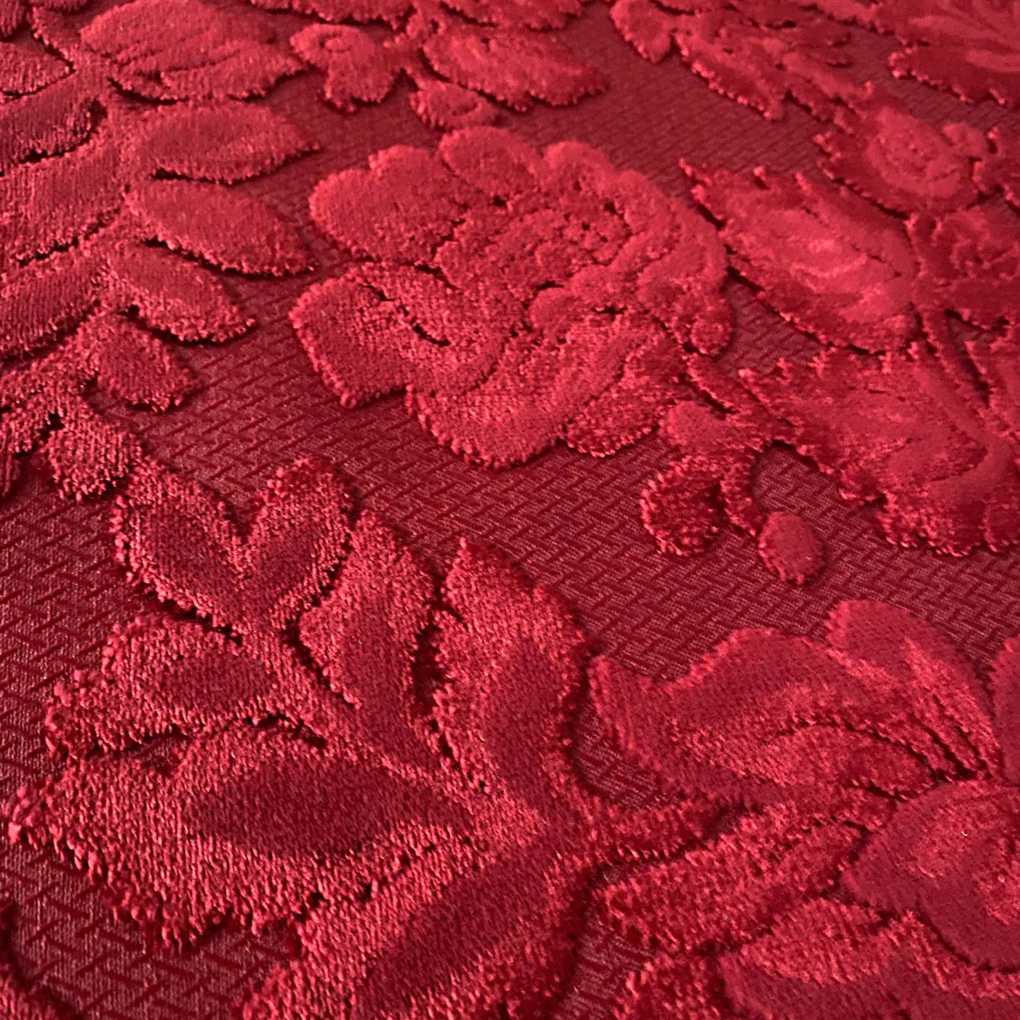 Vintage Ruby Velvet Çerçeve Çanta
