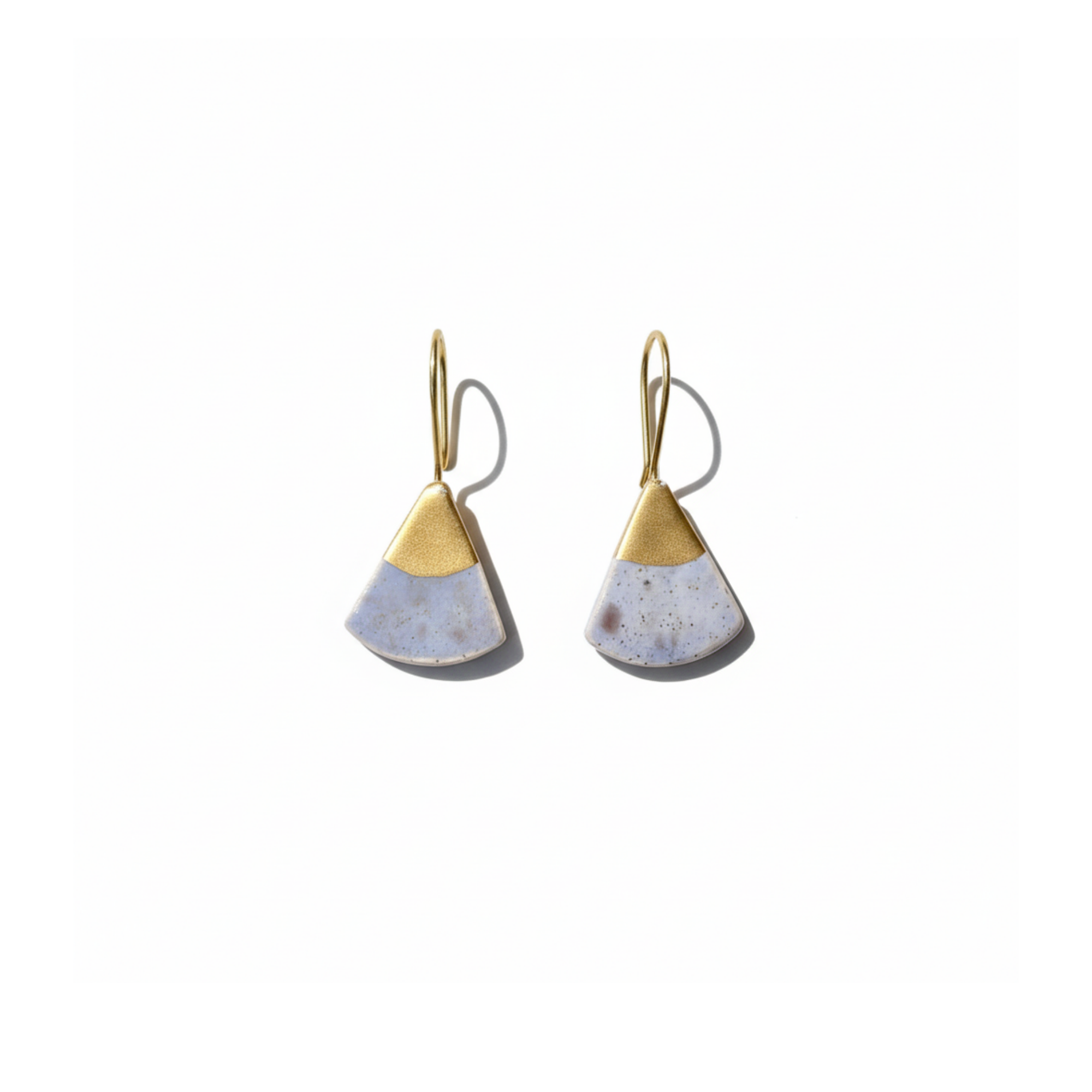 Lila Zen Tulip Seramik Lale Küpe, el yapımı seramik, Zen Tulip Koleksiyonu, Daniela Ceramic.